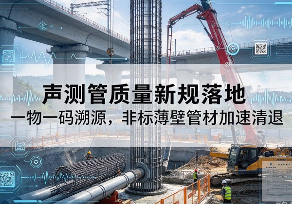 绥阳声测管质量新规落地，一物一码溯源，非标薄壁管材加速清退